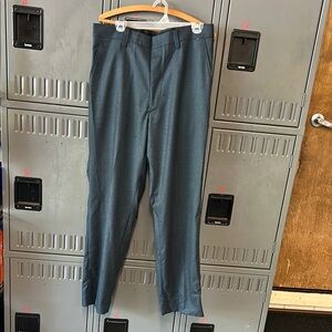 Vintage blue/gray 100% wool Dress Pants